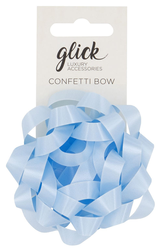 Confetti Bow - Baby Blue
