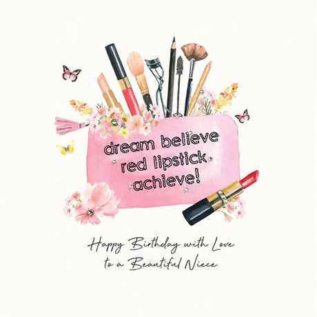 Happy Birthday With Love To A Beautiful Niece