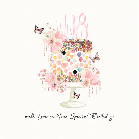 18 With Love On Your Special Birthday