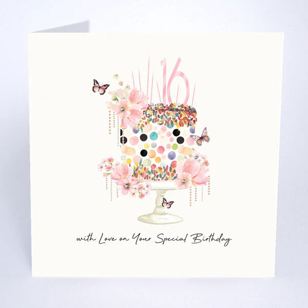 16 With Love On Your Special Birthday