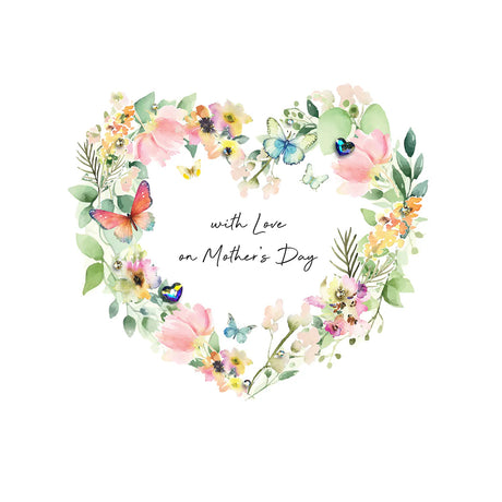With Love on Mothers Day Card