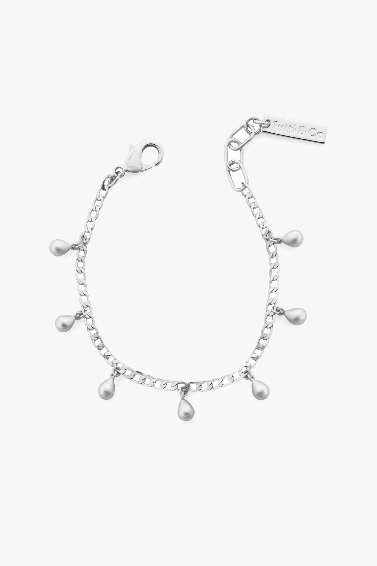 Tutti Teardrop Bracelet Silver