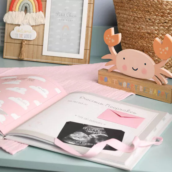 Baby Record Book - Pink