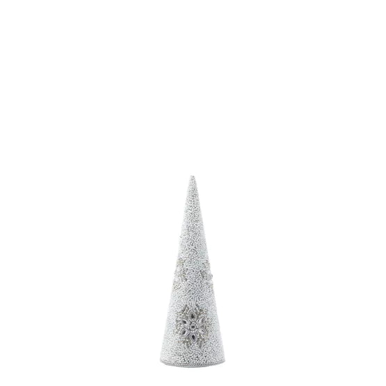 Beaded Christmas Cone Tree - Small