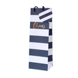 Belly Button Giftware Navy Stripe Bottle Bag