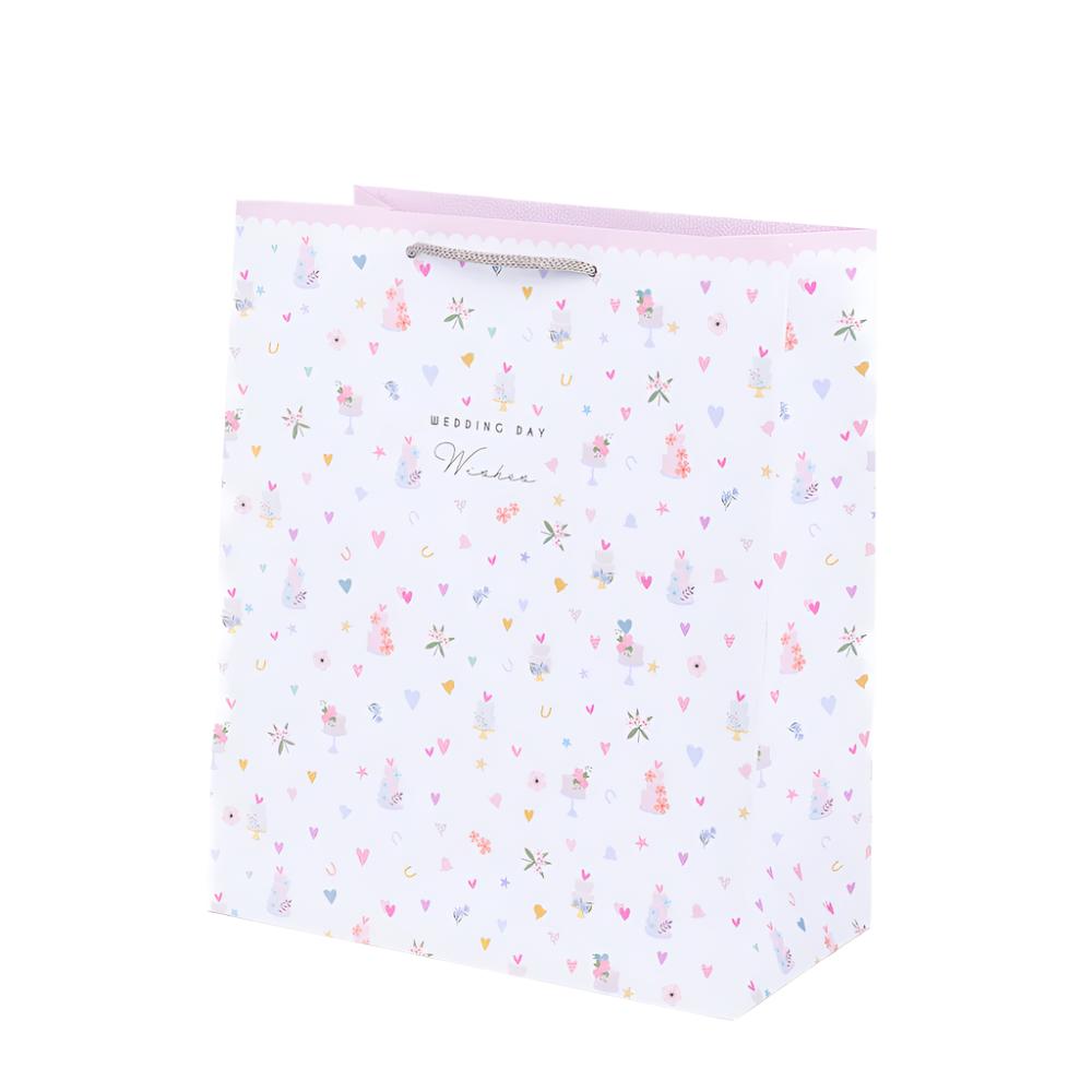 Belly Button Giftware Wedding Day Wishes Large Gift Bag 