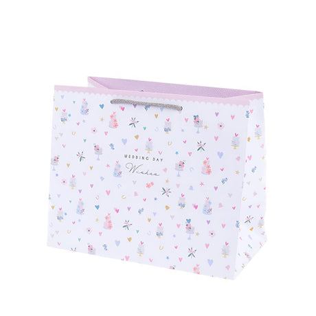 Belly Button Giftware Wedding Day Wishes Medium Gift Bag