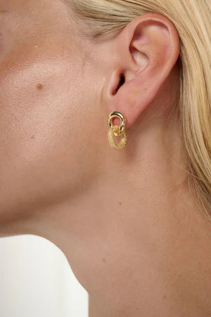 Tutti Bind Earrings - Gold