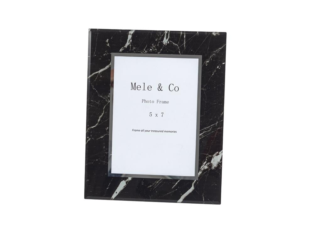 Black Marble 5' x 7' Photo Frame