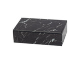 Black Marble Trinket Box - Large