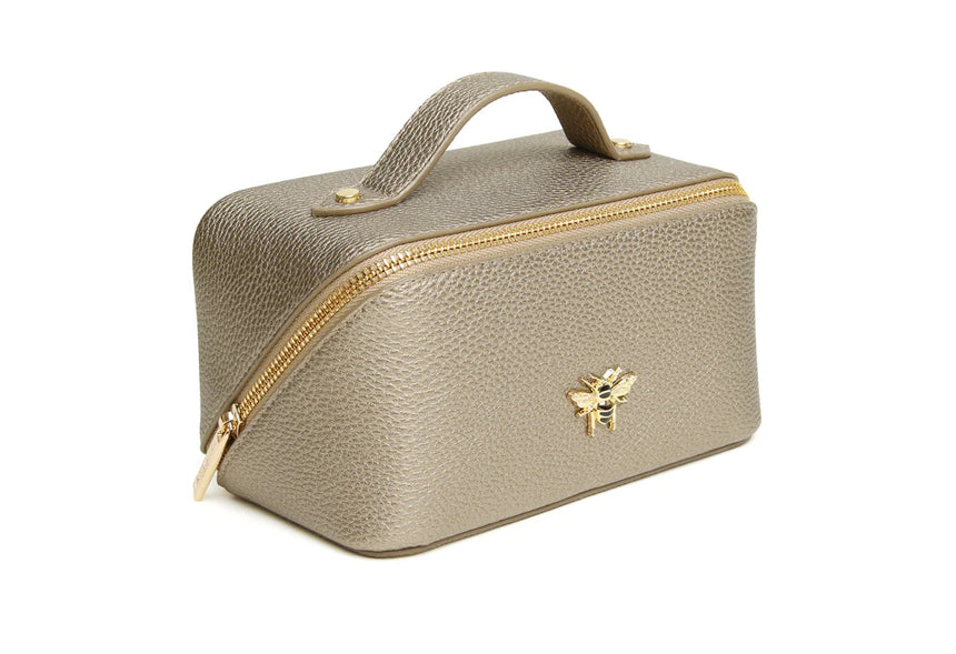 Alice Wheeler Bronze Train Case - Mini