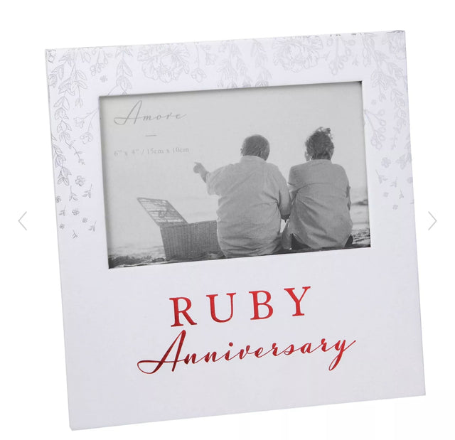 Ruby Anniversary 6' x 4' Photo Frame