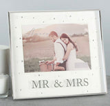 Mr & Mrs Crystal 7' x 5' Photo Frame