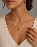 Miss Dee Gold Clover Necklace