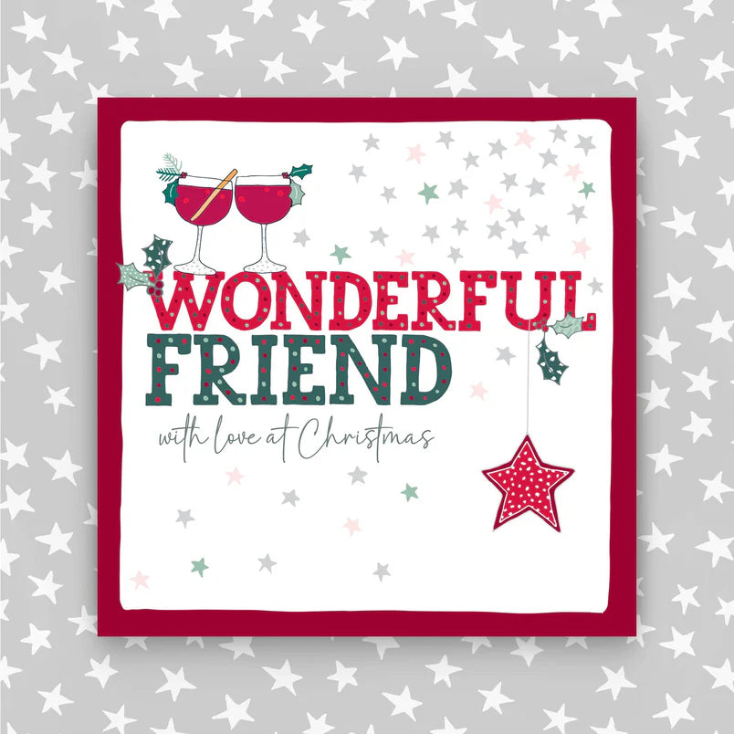 Molly Mae Wonderful Friend Christmas Card