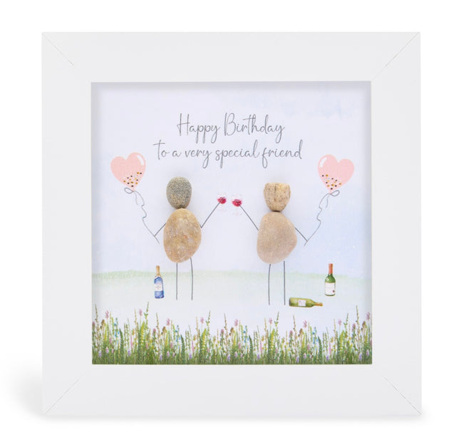 Mini Pebble Picture - Happy Birthday Special Friend