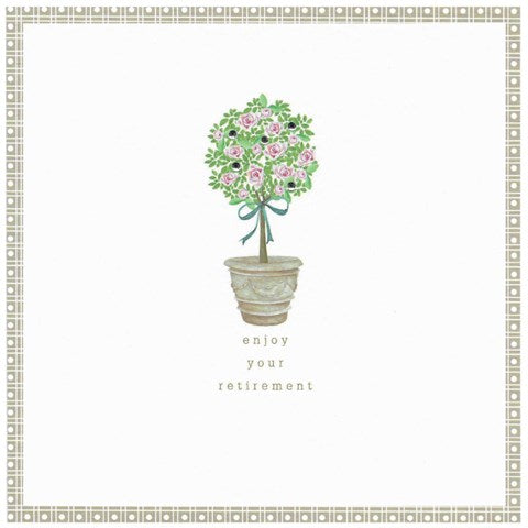 Cinnamon Aitch Retirement Card
