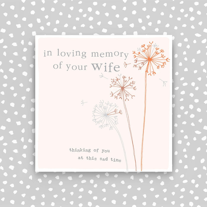 Molly Mae Wife Sympathy Card