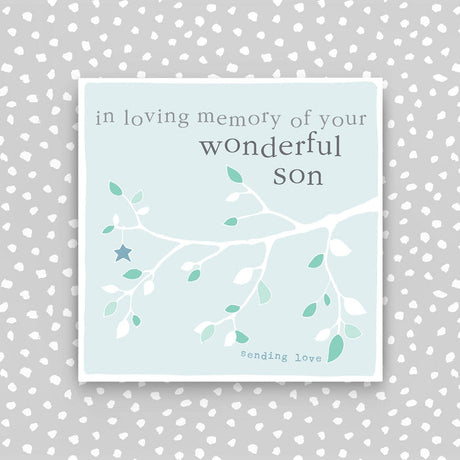 Molly Mae Son Sympathy Card