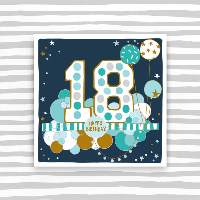 18 Birthday Card - Male