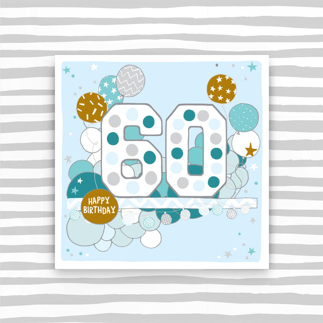 60 Birthday Card - Male