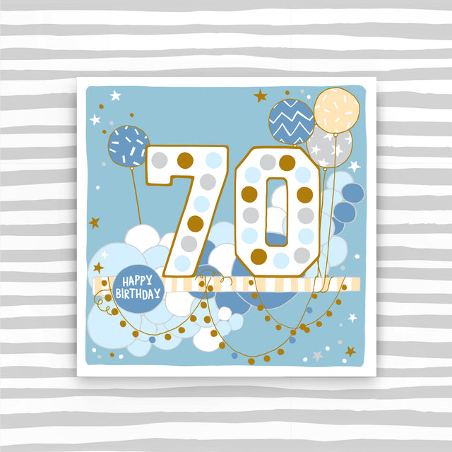 70 Birthday Card - Male
