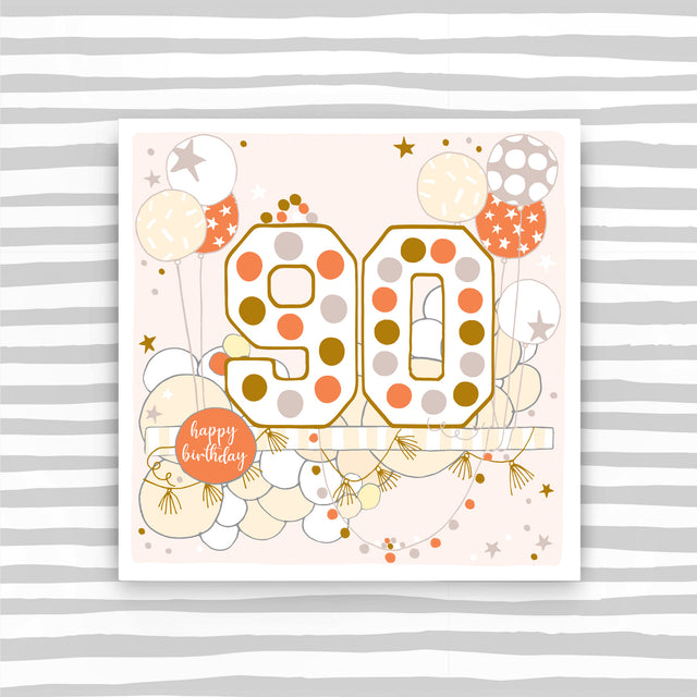 90 Birthday Card