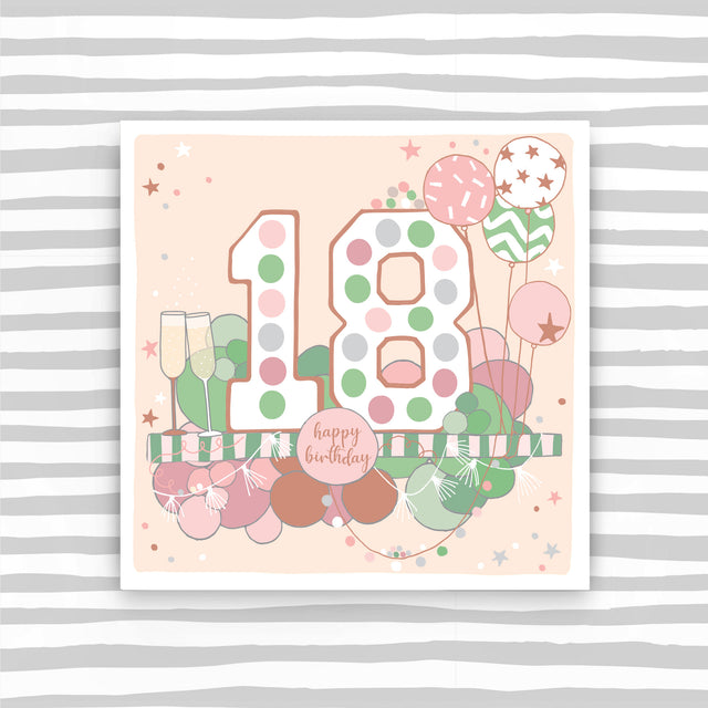 18 Birthday Card - Female