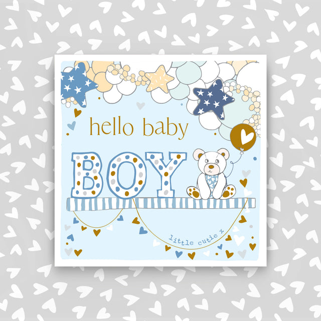 Hello Baby Boy Card