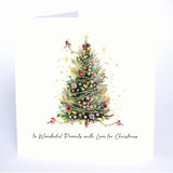 To Wonderful Parents With Love For Christmas Card