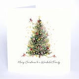 Merry Christmas To A Wonderful Family Card