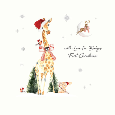 With Love for Baby’s First Christmas Card