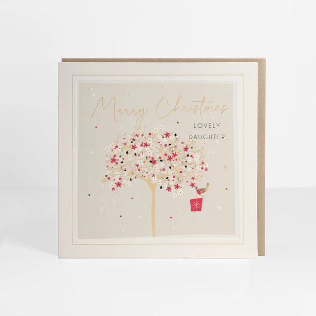 Signature Daughter Tree Xmas Card
