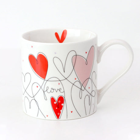 Belly Button Giftware Heart Boxed Mug