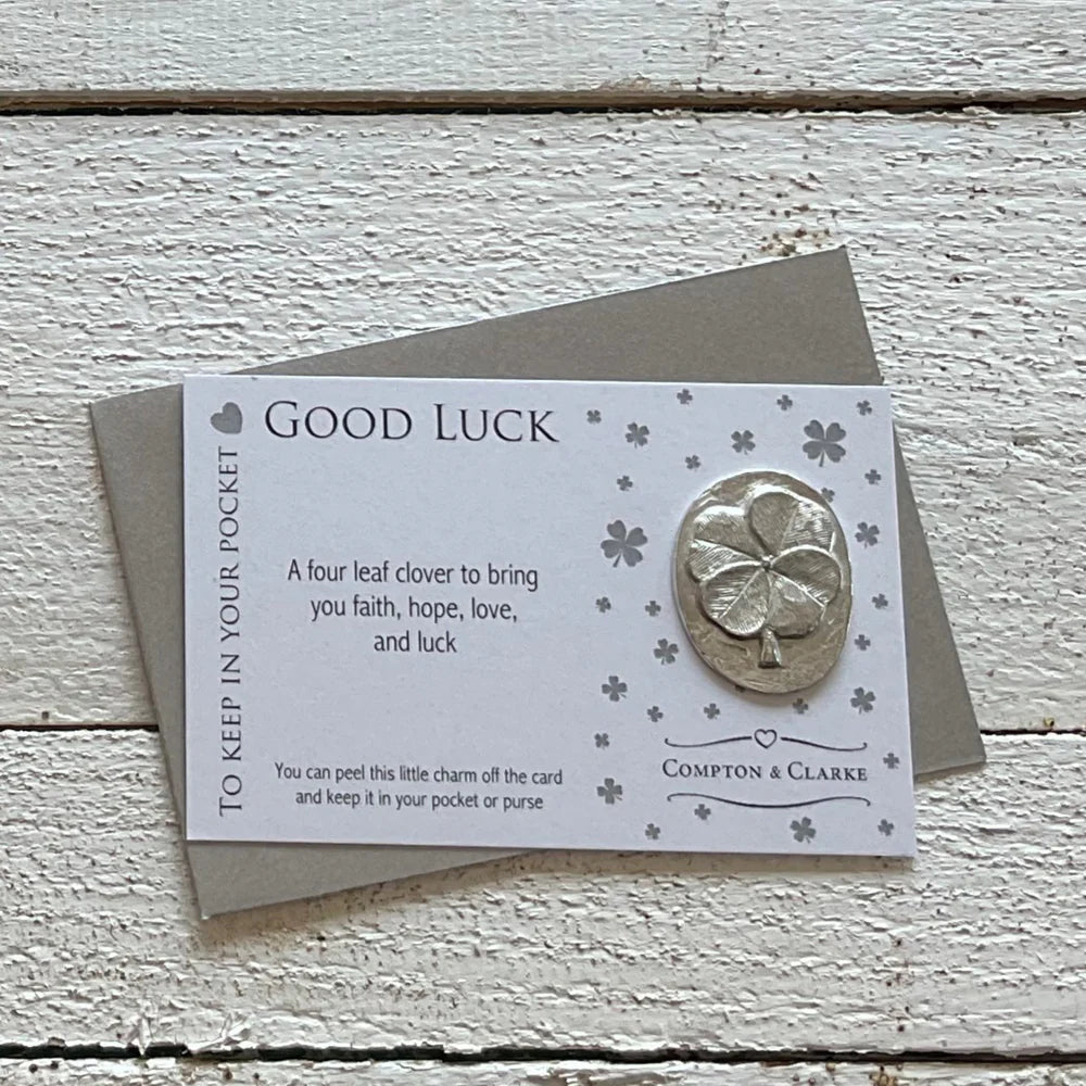 Good Luck Pocket Card – Scarlet Ribbons