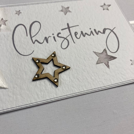 Christening Stars Guest Book
