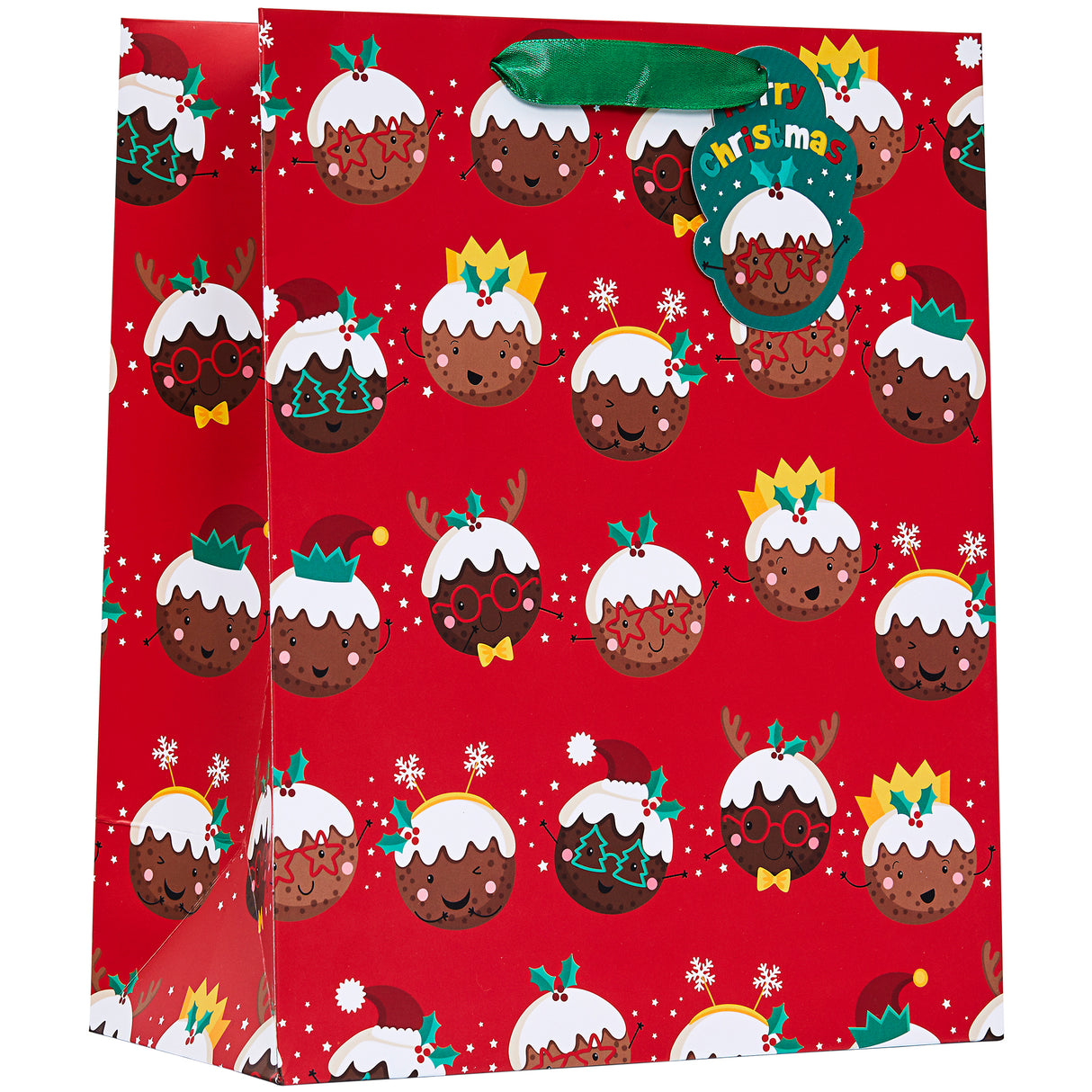 Christmas Pudding Large Gift Bag