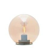 Clear Glass Ball with LED Light - Small