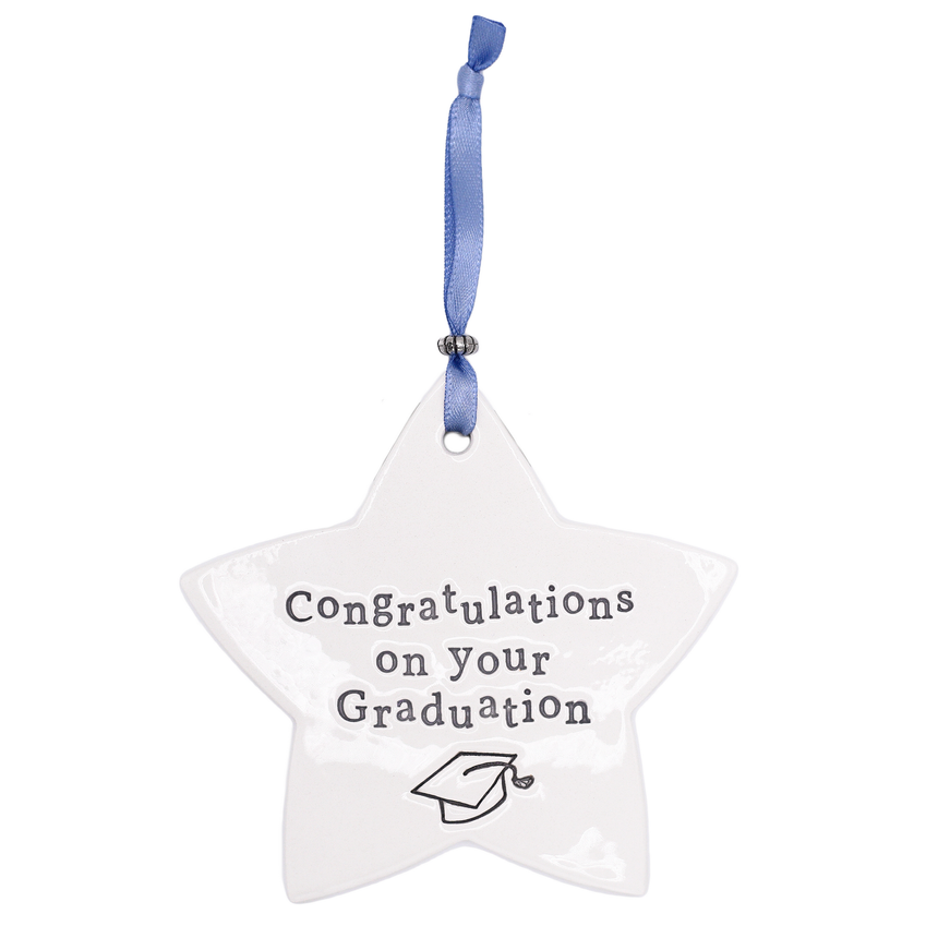 Congratulations on Graduation Ceramic Star