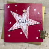 Best Daddy Ever Card - Stars