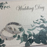 Wedding Day Guest Book - Rings & Greenery