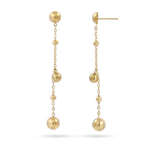 Orbit Drape Earrings - Gold
