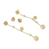 Orbit Drape Earrings - Gold