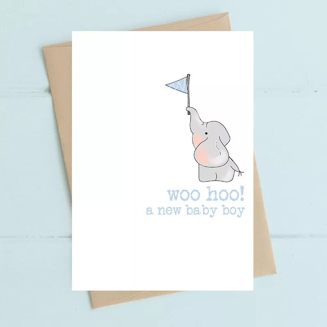 Dandelion Stationery Baby Boy Card