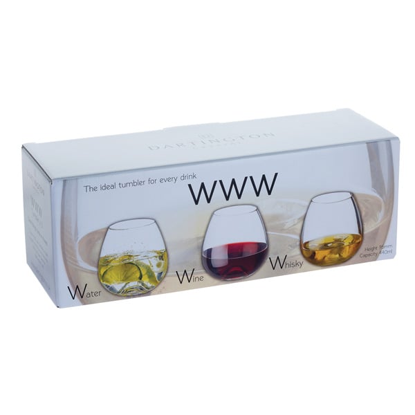 Dartington WWW Tumblers Set of 3