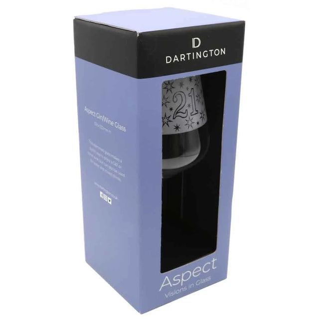 Dartington 21st Birthday Gin/Wine Glass