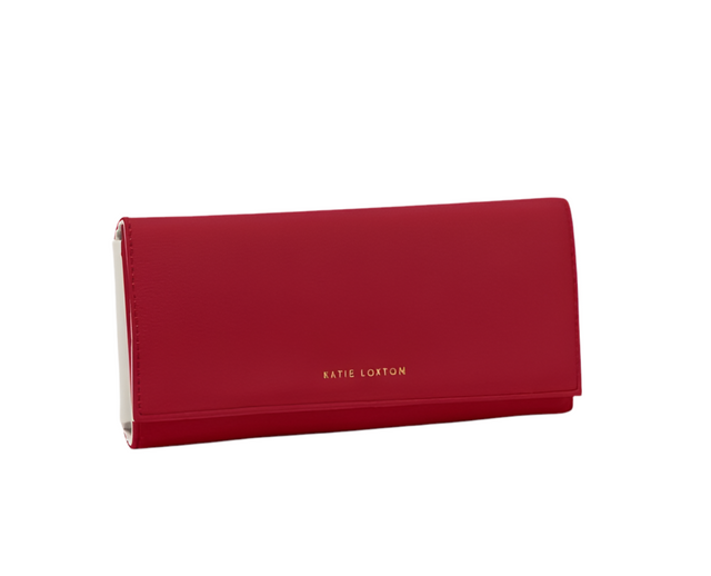 Katie Loxton Jewellery Roll in Garnet Red