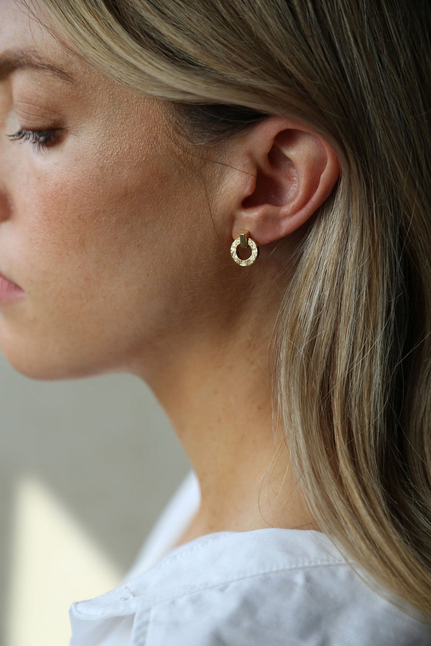 Tutti Palm Earrings Gold