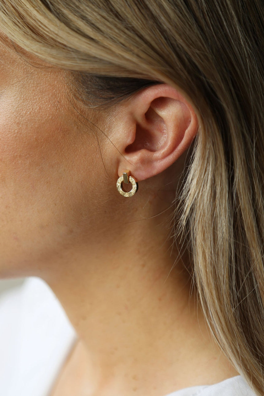 Tutti Palm Earrings Gold