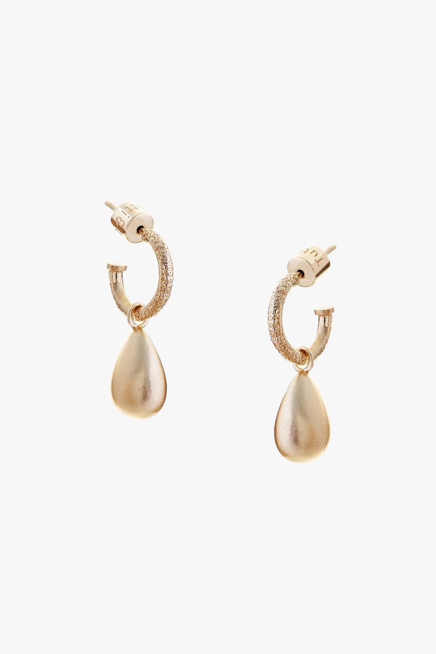 Peeble Earrings Gold